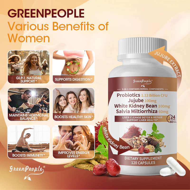 9-in-1 Liver Cleanse & Women’s Probiotic Supplement | 467 Billion CFU | 120 Capsules - Image 3
