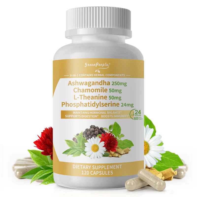 Cortisol Balance Support– 5000mg Ashwagandha + Magnesium Glycinate - 120 Vegan Capsules - Image 9