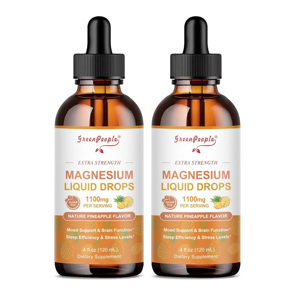 GreenPeople Magnesium Glycinate Liquid Drops – 17-in-1 Triple Magnesium Complex, High Absorption, Pineapple Flavor, 4 fl. oz (2 Pack) - Image 10