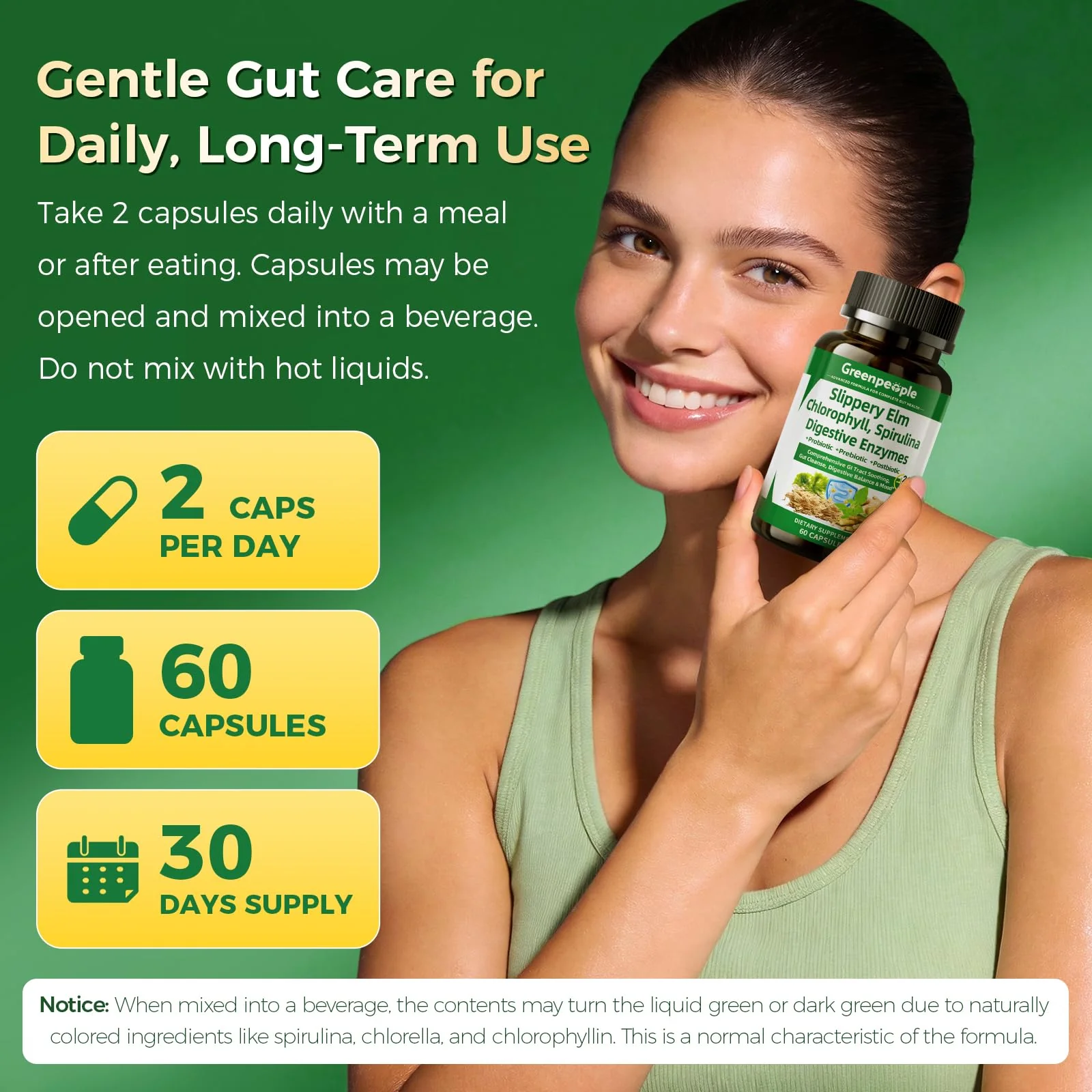 GREENPEOPLE 4-in-1 Complete Gut-Brain Restore | AKK Probiotics + Postbiotics + Digestive Enzymes (120 Capsules - 2 Month Supply) - Image 8