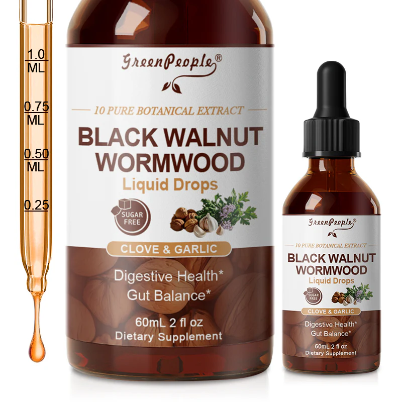 GreenPeople Black Walnut & Wormwood Tincture with Oregano, Garlic & Berberine – Liposomal Herbal Drops for Digestive Cleanse & Gut Balance (98% Absorption) - Image 9