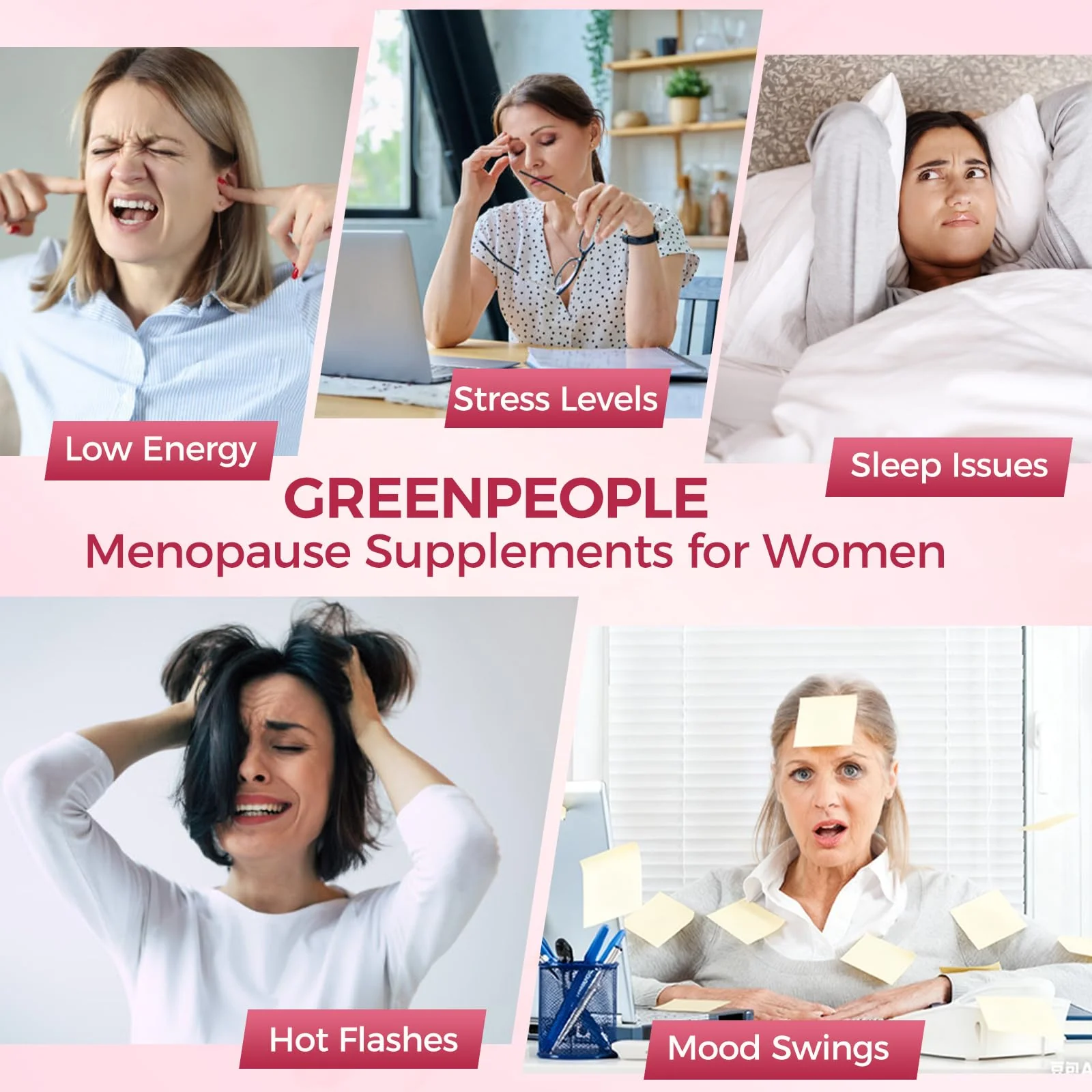 GreenPeople Menopause Relief Gummies — 16-in-1 Herbal + Beef Organ Support, Sugar-Free, 60 CT - Image 7