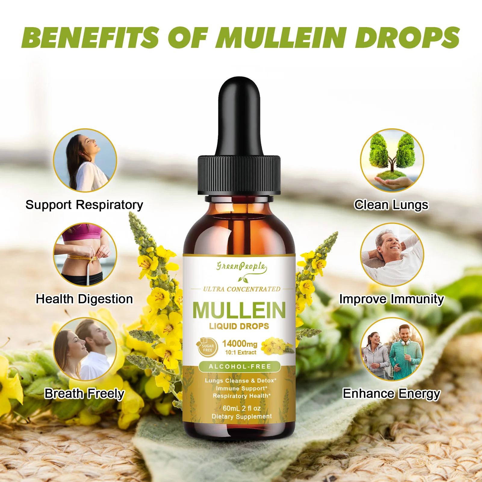 GREENPEOPLE Mullein Flavor Drops Supplement with Calendula & Elderberry - Image 6