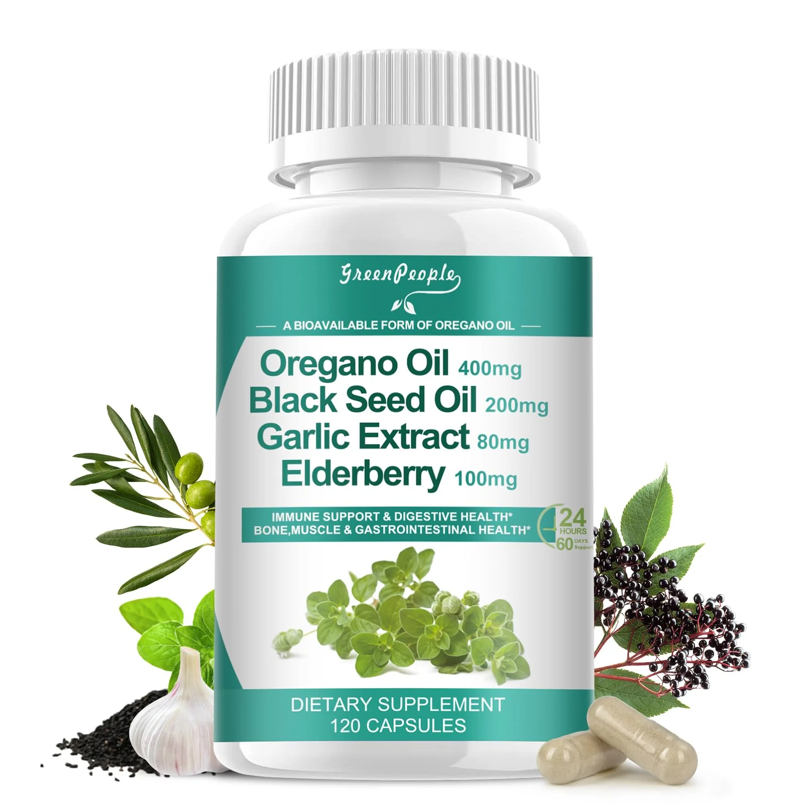 GreenPeople Organic Oregano Oil Complex – Immune & Digestive Support - Image 8