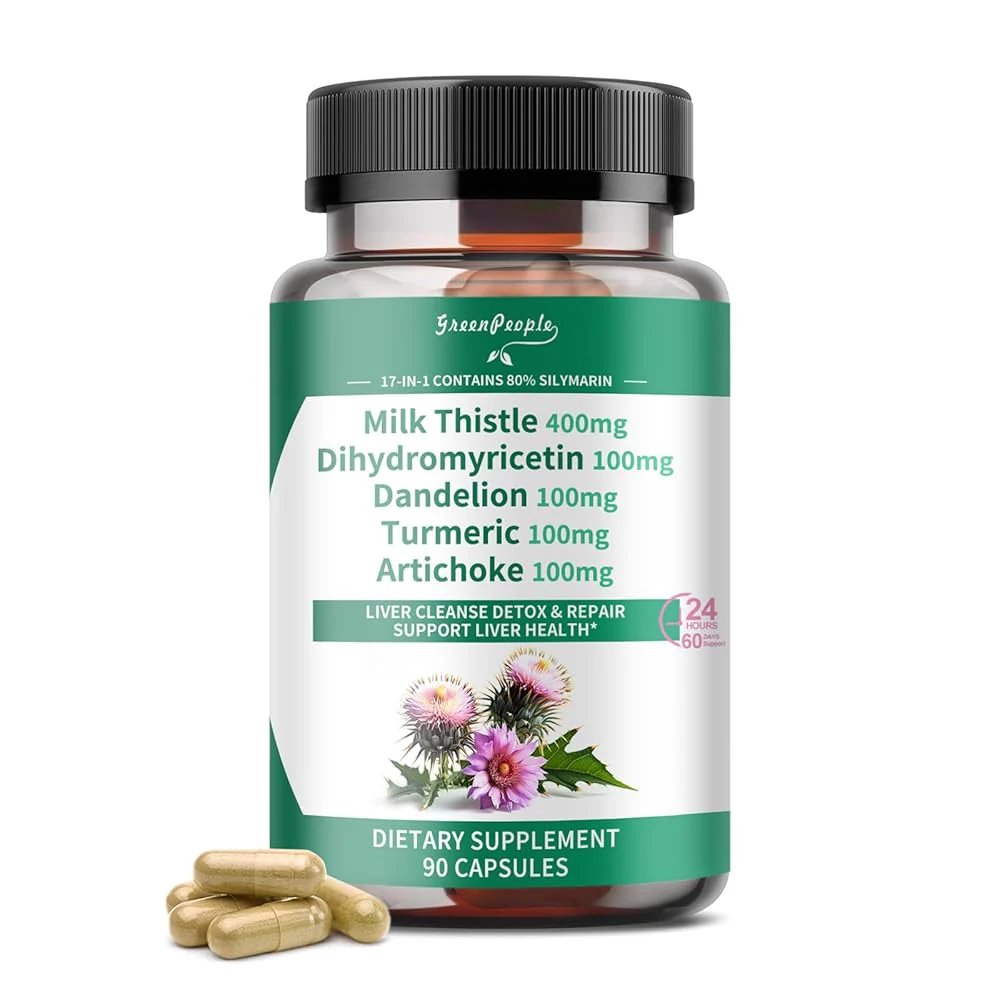 Liver Cleanse Detox & Repair Capsules Supplement 120pcs - Image 9