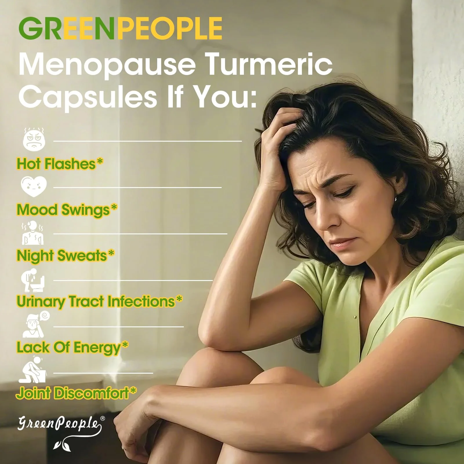 Menopause Support for Women – Estrogen Balance with Black Cohosh, Ashwagandha & Turmeric – Hot Flash & Mood Relief – 120 Vegan Capsules - Image 4