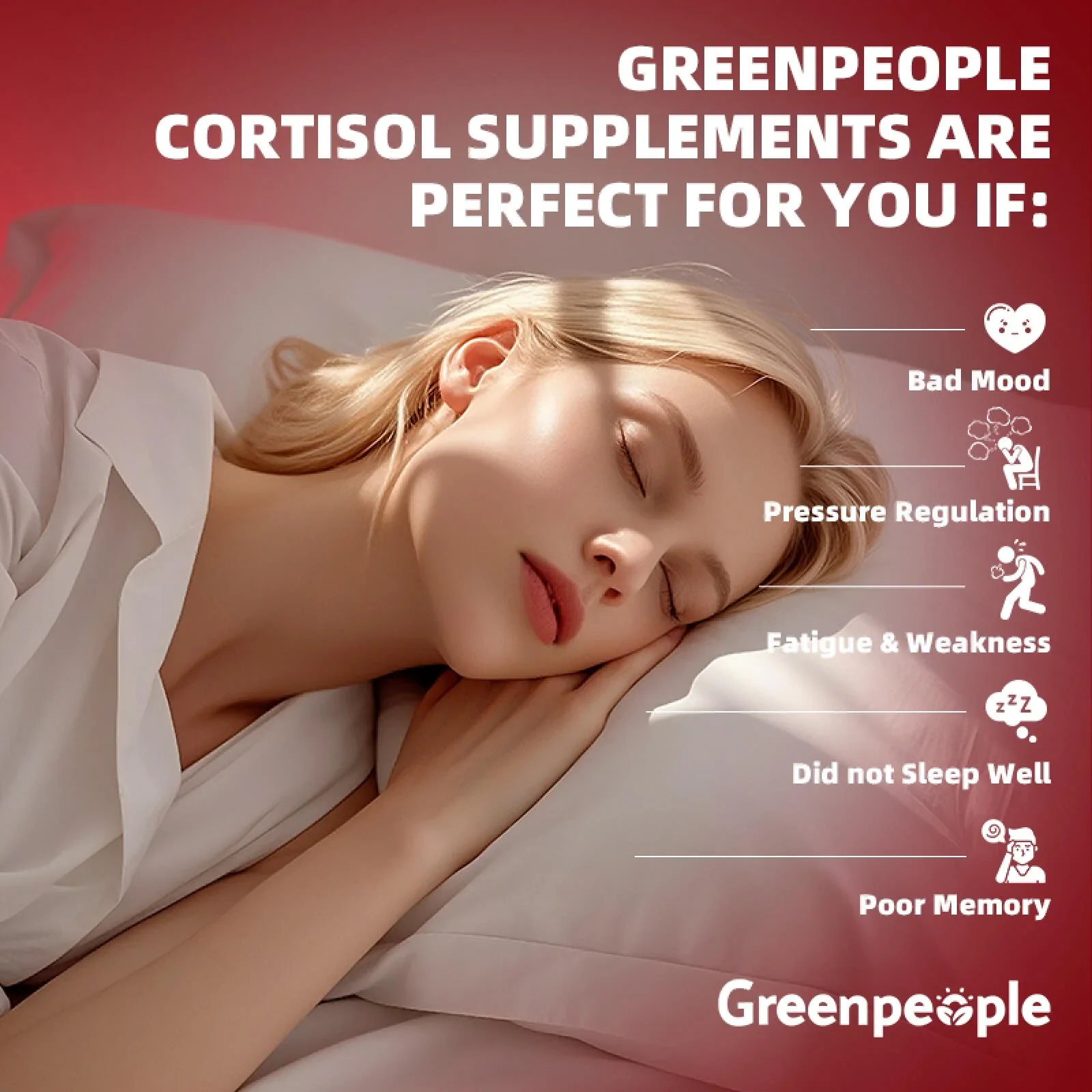 GreenPeople Cortisol Supplements for Women | Cortisol Support Gummies | 14-in-1 Fast Absorption Formula | Sleep & Energy Support | 60CT - Image 7