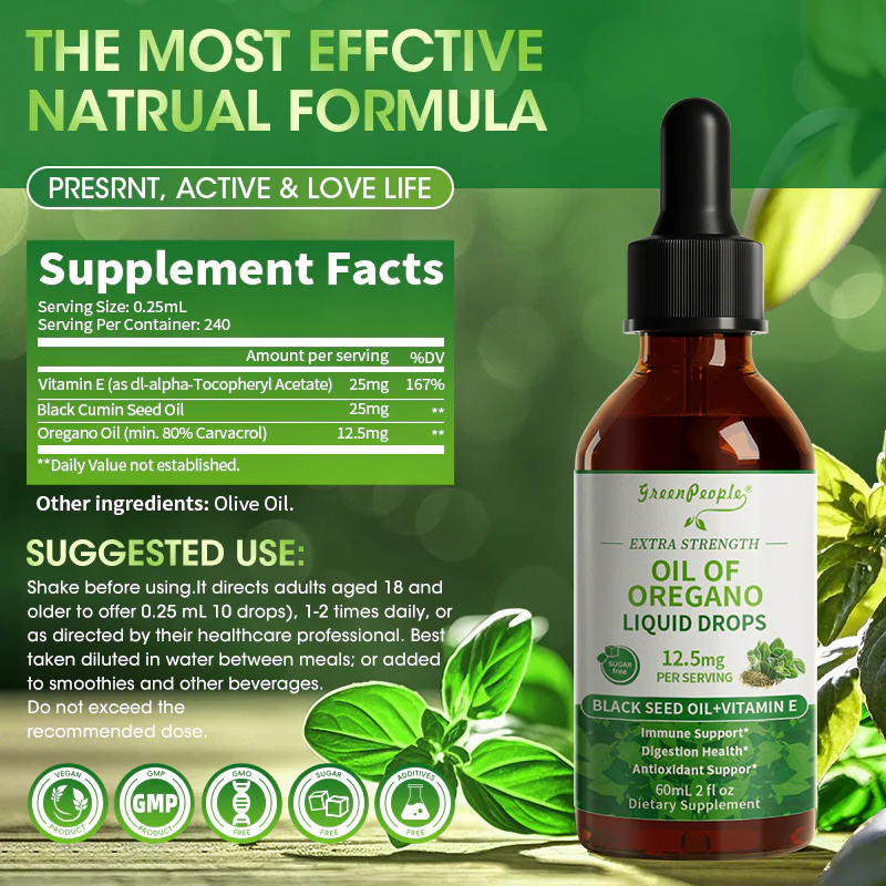 Oregano Oil Drops | 60ml - Image 3